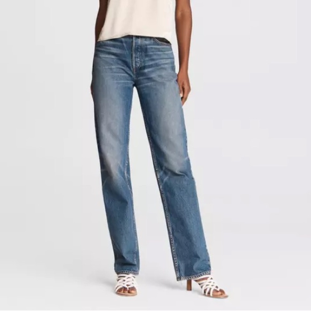 NWOT Rag & Bone Alex High Waisted Jeans in Gypsum